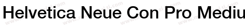 Helvetica Neue Con Pro Medium字体转换